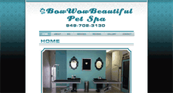 Desktop Screenshot of bowwowbeautiful.com