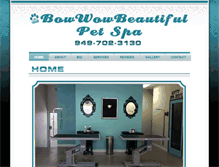 Tablet Screenshot of bowwowbeautiful.com